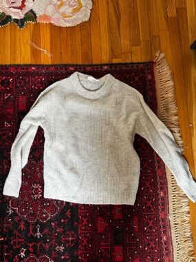 Everlane the cocoon crew in alpaca size S almond